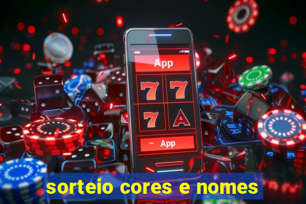 sorteio cores e nomes